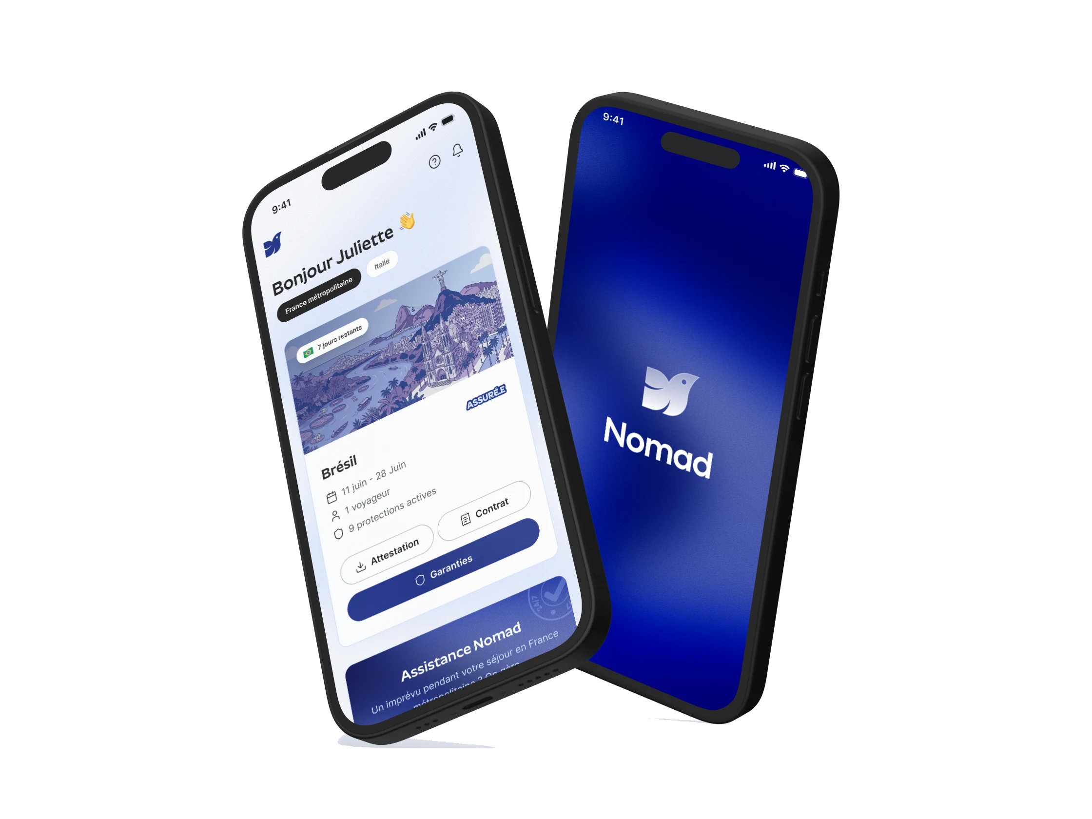 L'application Nomad sur iPhone